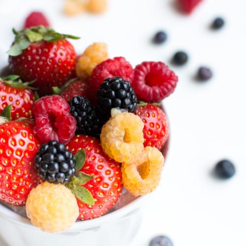 bowl of fresh berries